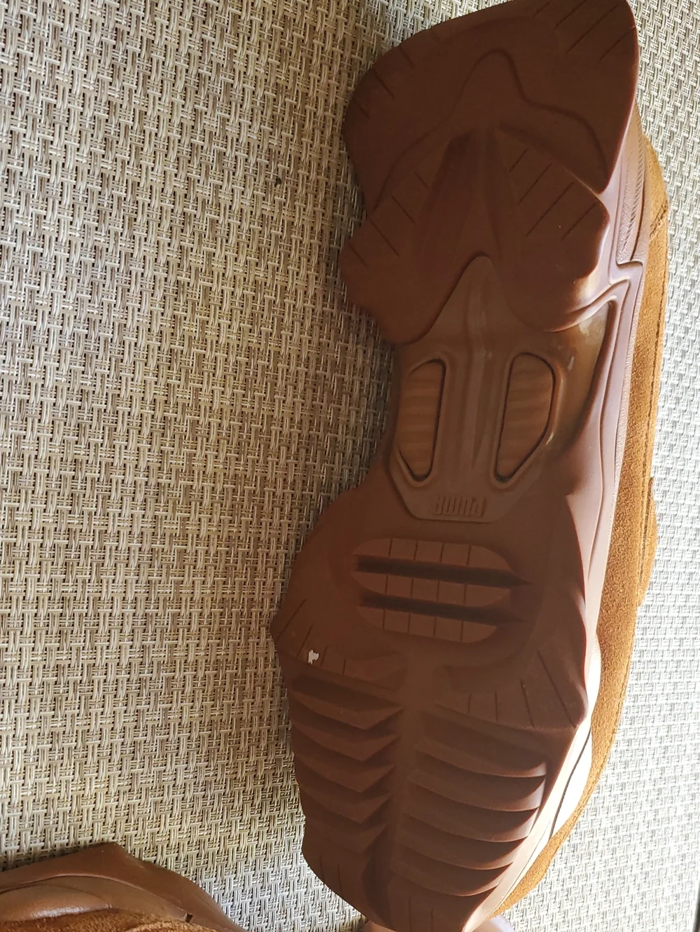 Brown Teak Suede Puma×Palomo Nitefox Loafers